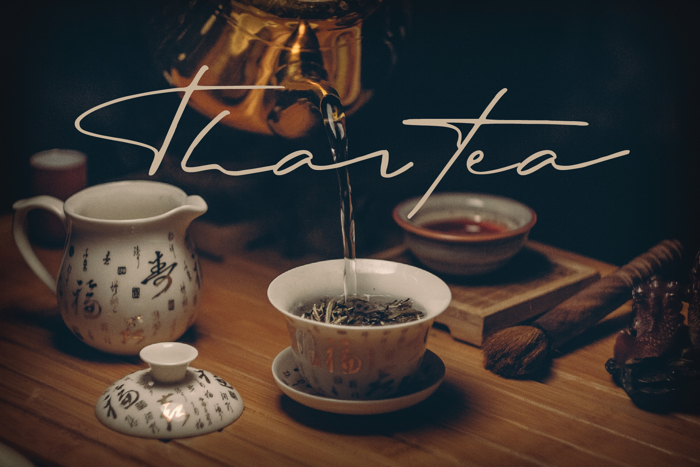 Thaitea Font poster