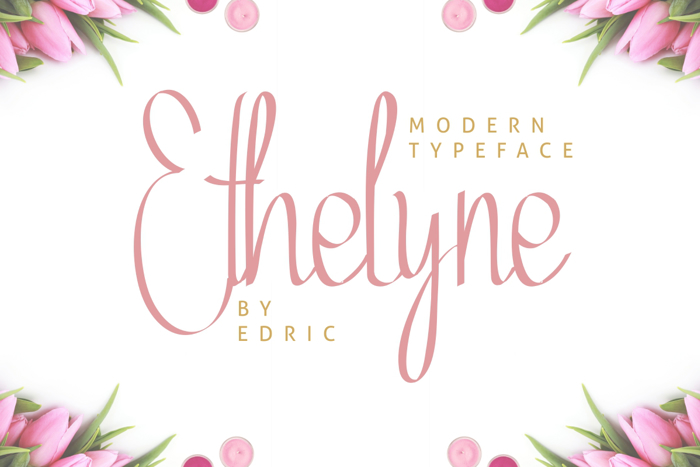 Ethelyne Font poster