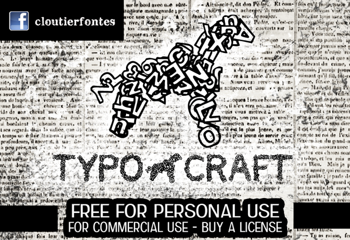 CF TypoCraft Font