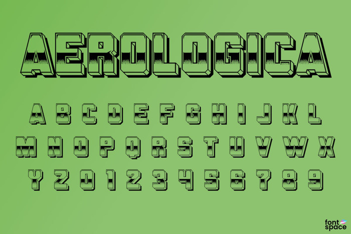 Aerologica Font poster