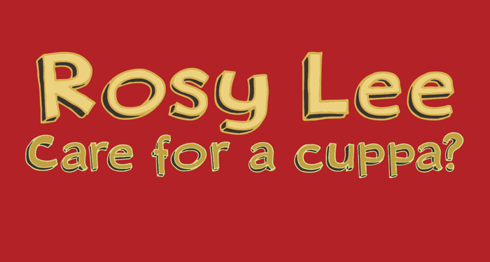 DK Rosy Lee Font poster