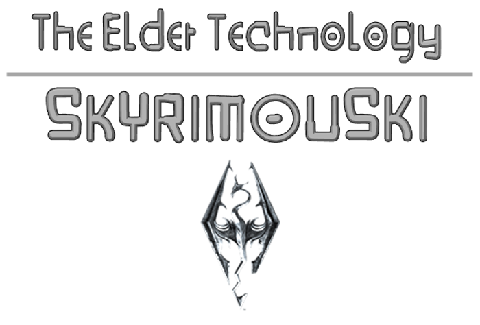 Skyrimouski Font poster