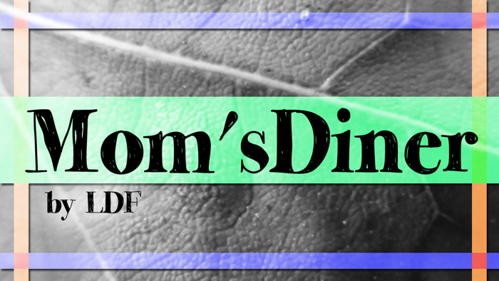 MomsDiner Font poster