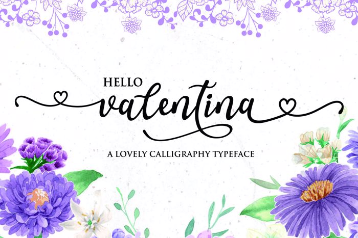 Valentina Font poster