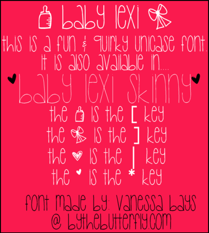 Baby Lexi Font
