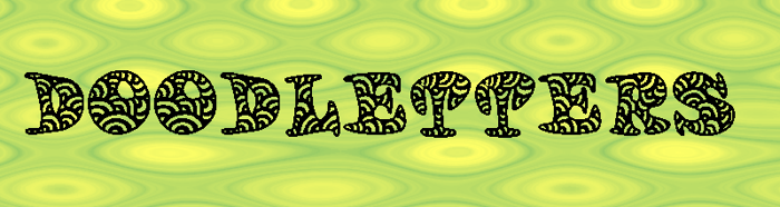 Doodletters Font poster