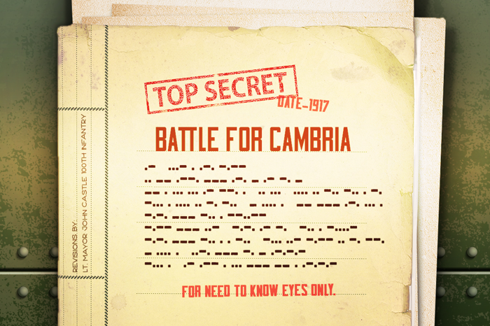 Bootcamp Morsecode Font poster