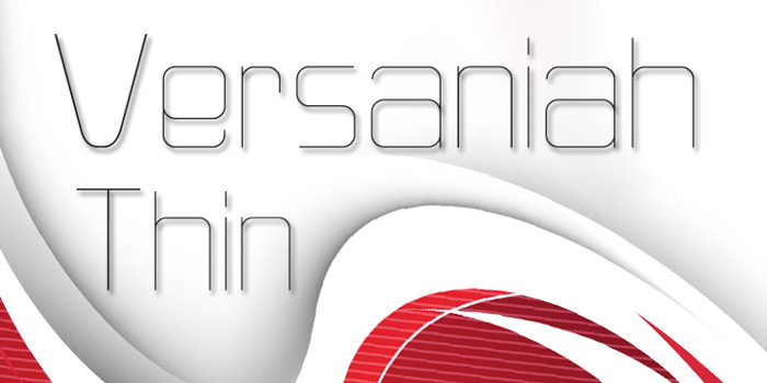 Versaniah_Thin Font