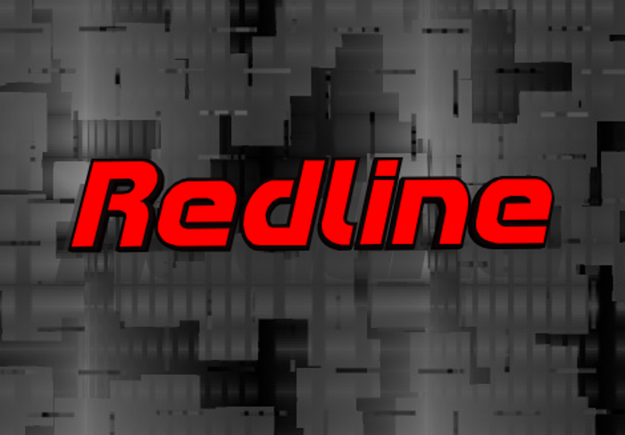 Redline Font poster
