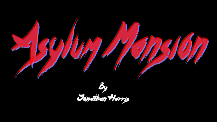 Asylum Mansion Font poster