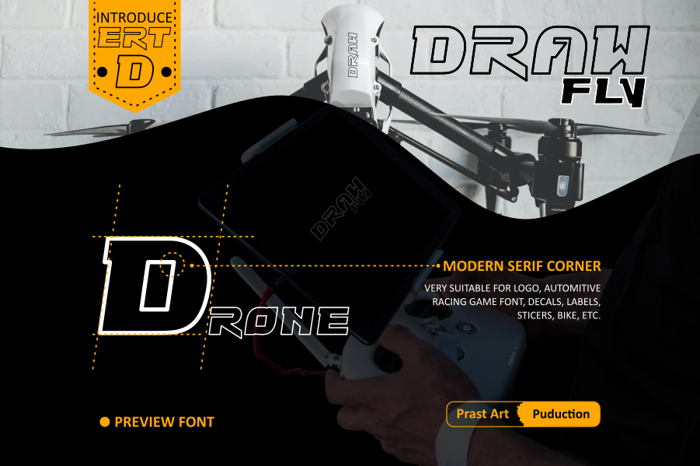 Drawfly Go Font poster