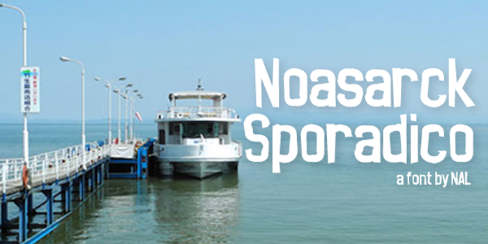 Noasarck Sporadico Font