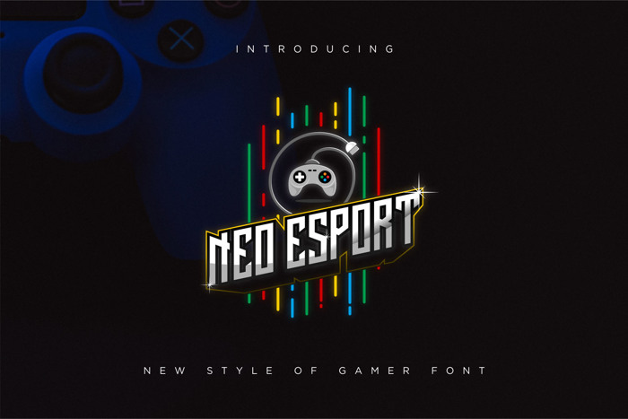NEO ESPORT Font poster