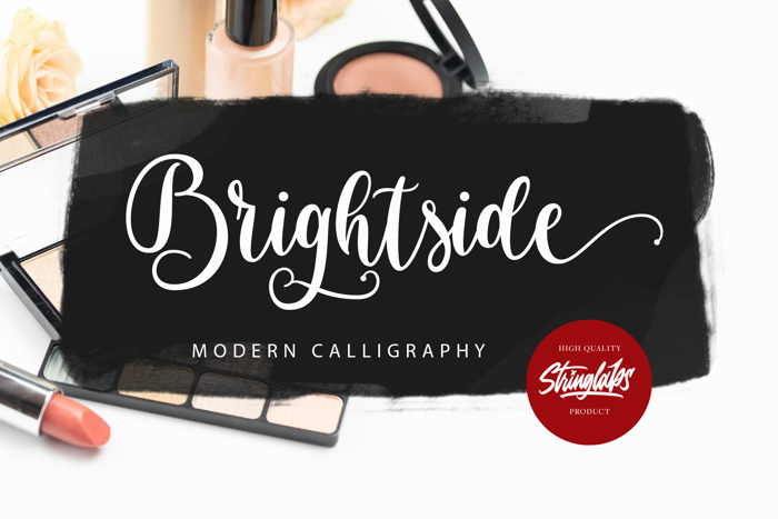 Brightside Font poster
