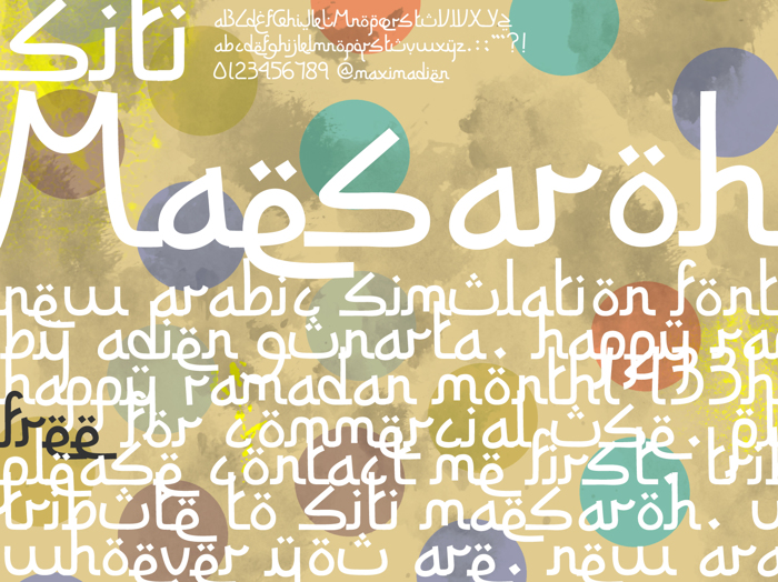 Siti Maesaroh Font
