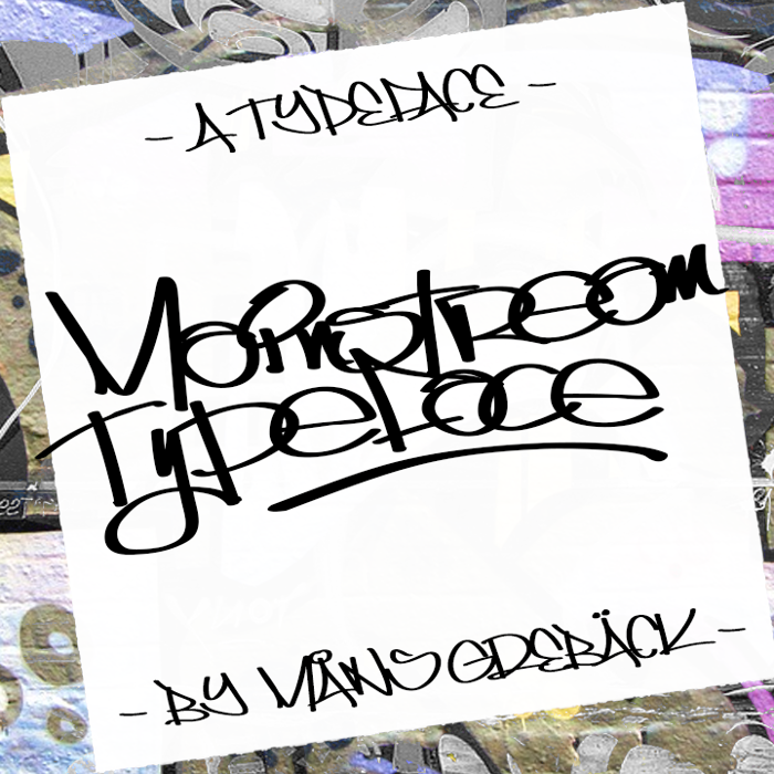 Mainstream Font poster