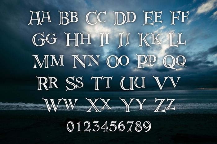DeRoos Font poster