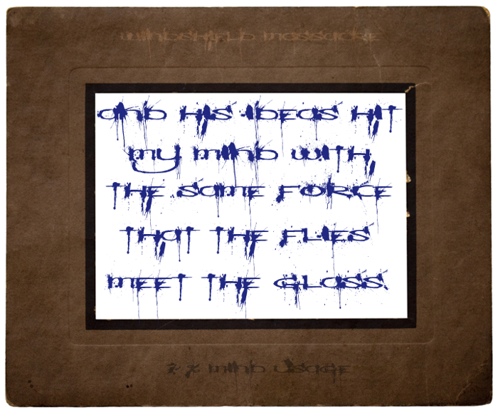 Windshield Massacre Font poster