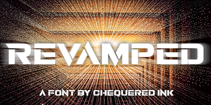 Revamped Font poster