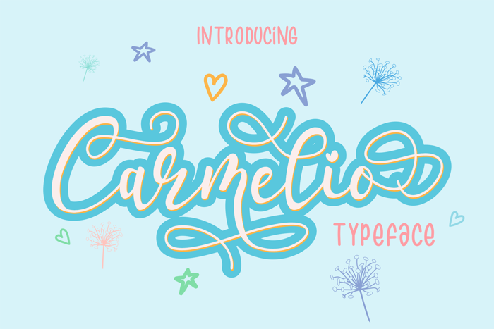 Carmelio Font poster