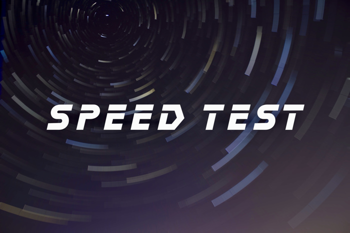 speedtest Font poster