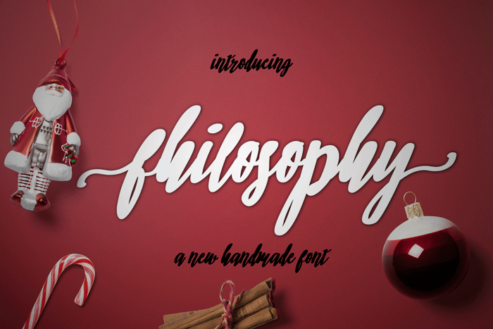philosophy Font poster