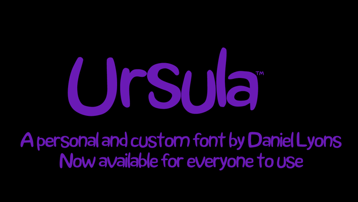 Ursula Font poster