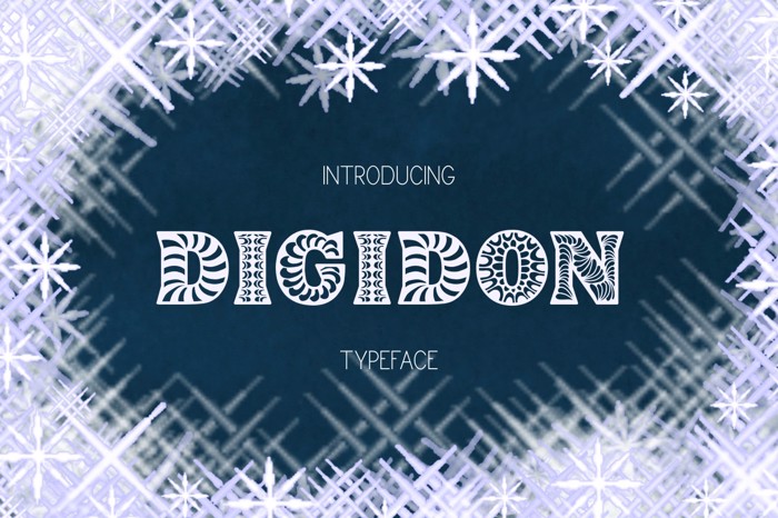 Digidon Font poster
