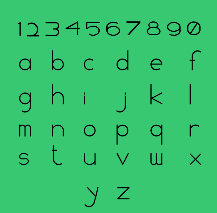 WS Pen Font poster