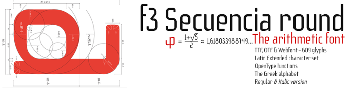 f3 Secuencia round Font