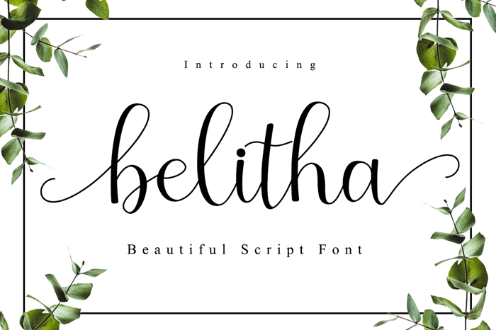 belitha Font poster