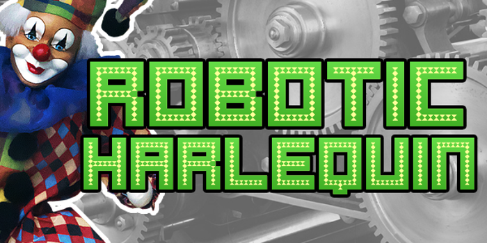 Robotic Harlequin Font poster