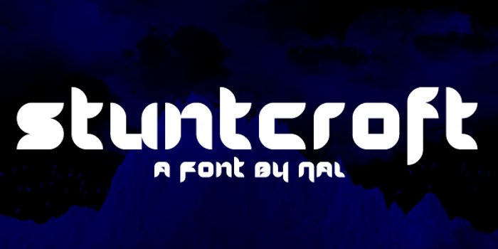 Stuntcroft Font poster