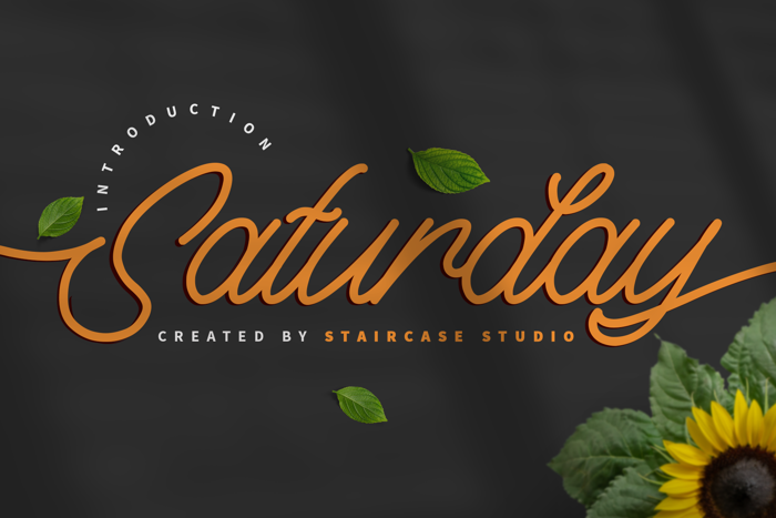 Saturday Font