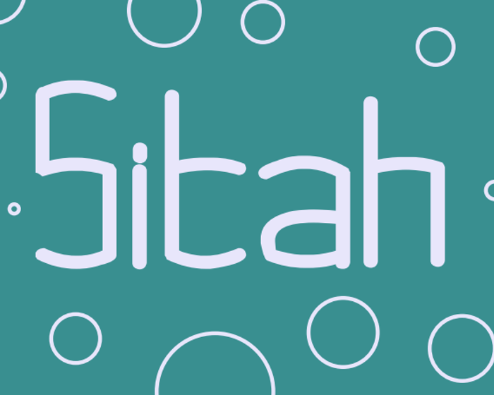 Sitah Font poster