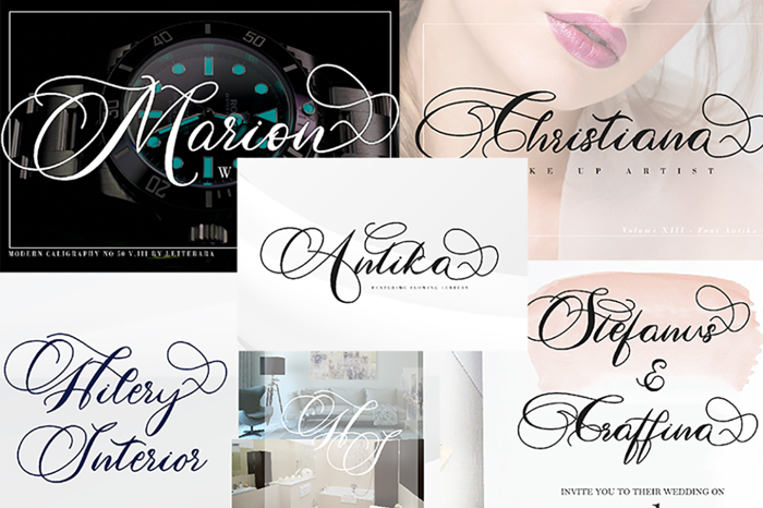 Antika Font poster