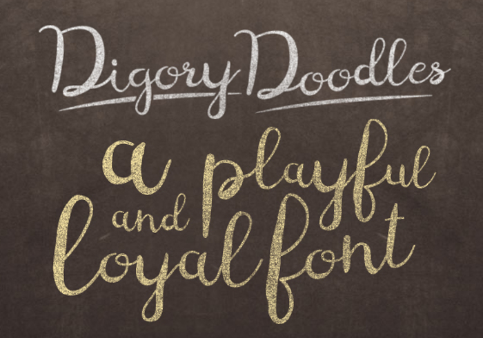 Digory Doodles Font poster