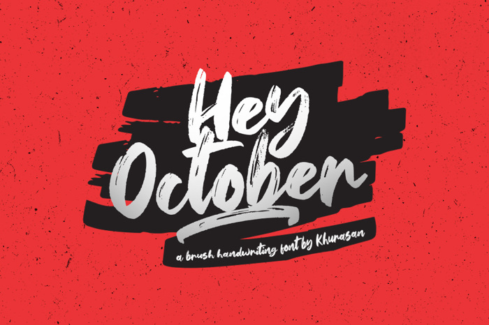 Hey October poster