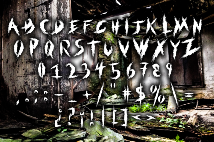within destruction Font poster