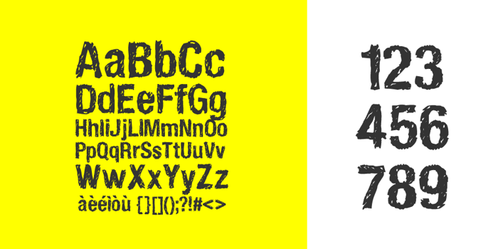 HandVetica Font poster