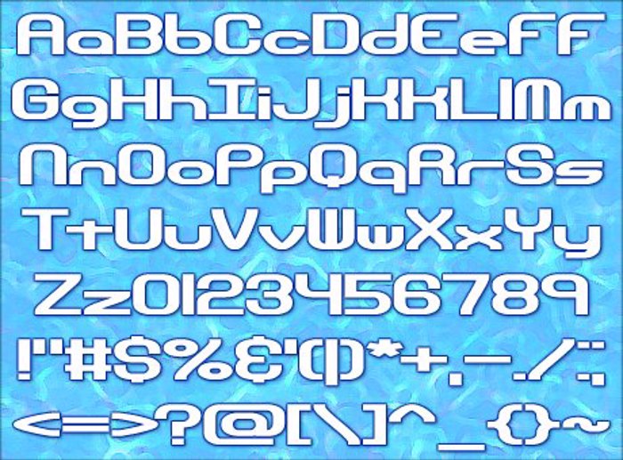 Hyperion Sunset BRK Font poster