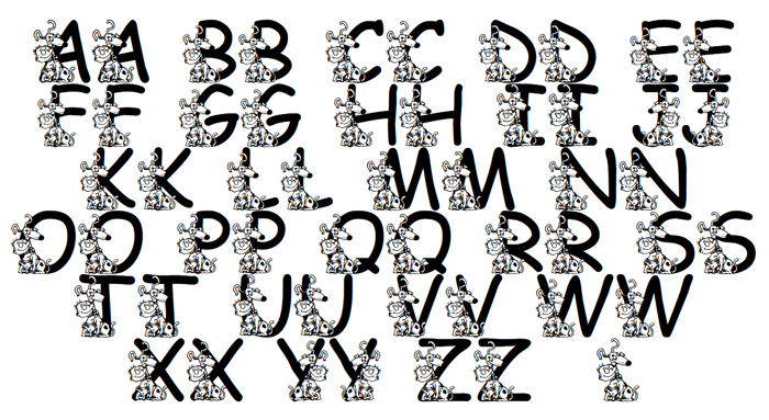 LMS Rugrats Need Love Too Font poster