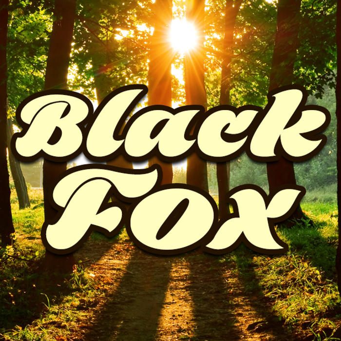 Black Fox Font poster