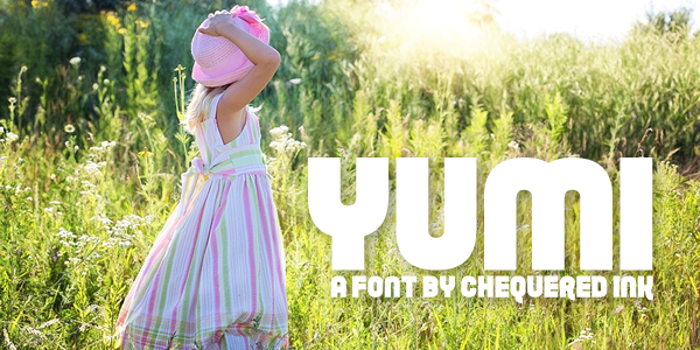 Yumi Font poster