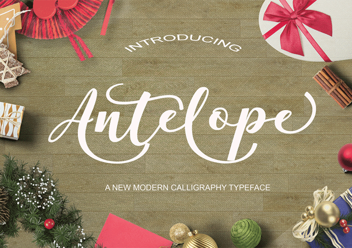 Antelope Font poster
