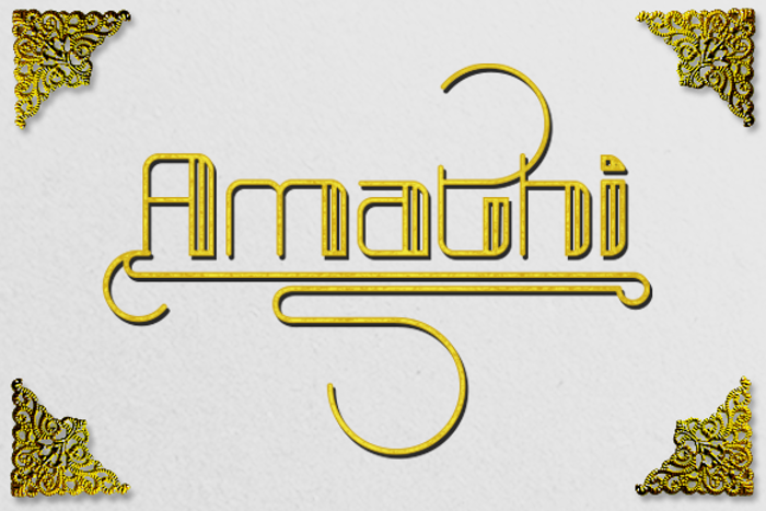 broad Font poster