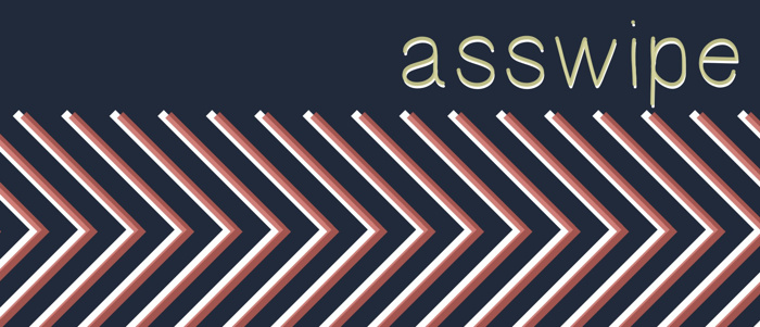 Asswipe Font poster