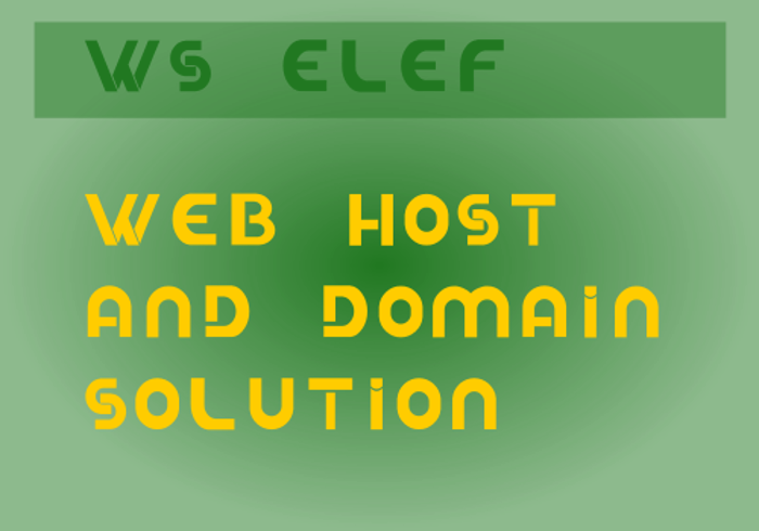 WS Elef Font poster