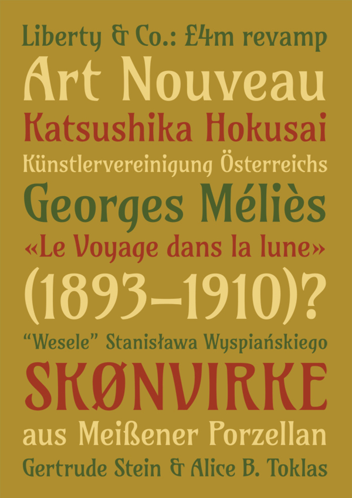 Amarante Font poster