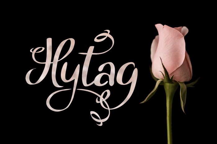 Hytag Font poster